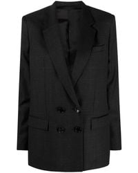 Isabel Marant - Virgin Wool Plaid Blazer - Lyst