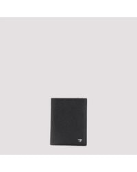 Tom Ford - Grained Leather Folding Cardholder - Lyst