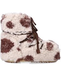 Moon Boot - Icon Low Curly Cow Print - Lyst