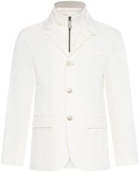 Herno - Silk Cashmere Blazer Formal Shoes - Lyst