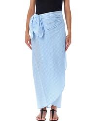 Frankie Shop - Thira Striped Wrap Skirt - Lyst