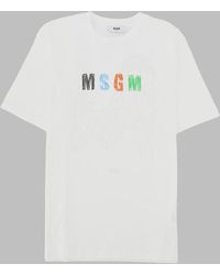 MSGM - Jersey T-Shirt Boy - Lyst