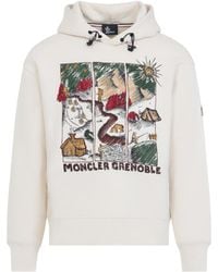 Moncler - Natural Sweater Hoodie - Lyst