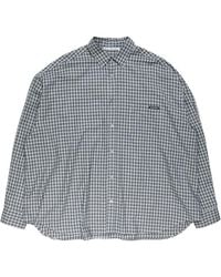 Acne Studios - Checked Cotton Shirt - Lyst
