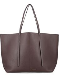 By Malene Birger - Abilla Oversized Leather Tote Bag - Lyst