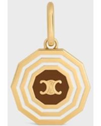 Celine - Decagon Triomphe Medal - Lyst