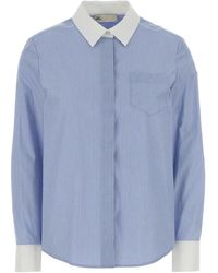 Tory Burch - Embroidered Poplin Shirt - Lyst