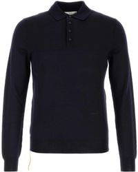 Fendi - Fitted Stretch Wool Polo Shirt For - Lyst