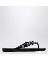 Balenciaga - Cagole Rubber Thong Slides - Lyst