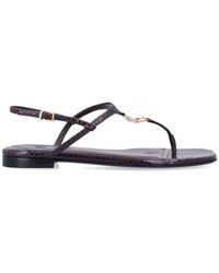 Fendi - Ffold Dark Sandal - Lyst