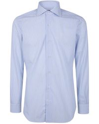 Barba Napoli - Classic Popeline "Bacchetta Spaziata" Shirt - Lyst