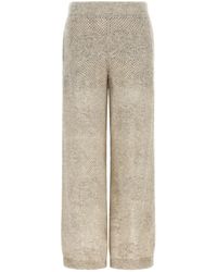 Brunello Cucinelli - 'Dazzling Abstact Leaf' Pants - Lyst