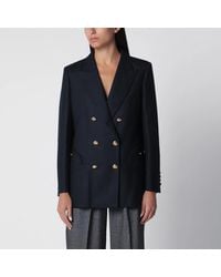 Blazé Milano - Blazé Milano Double-Breasted Wool Jacket - Lyst