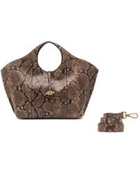 Gianni Chiarini - Infinity Python-Effect Tote Bag - Lyst