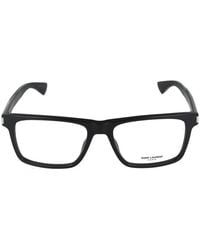 Saint Laurent - Eyeglasses Sl 882 006 Crystal Transpa/18/145 - Lyst