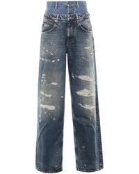 Dolce & Gabbana - Double-Waist Jeans - Lyst