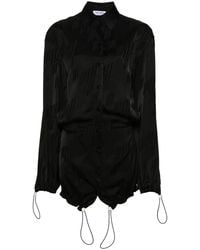 The Attico - Logo-jacquard Mini Dress - Lyst