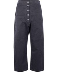 Studio Nicholson - Rounded Drop Crotch Trousers - Lyst