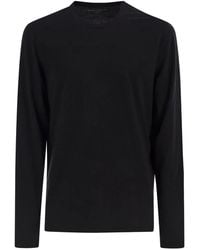 Majestic - Long-Sleeved Crew-Neck T-Shirt - Lyst