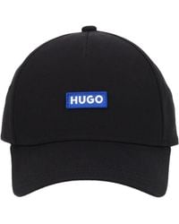 HUGO - Cotton Hat - Lyst