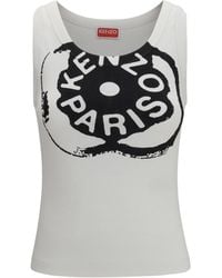 KENZO - Boke Flower 2.0 Ribbed Tank Top - Lyst