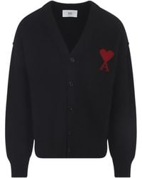 Ami Paris - Adc Cardigan - Lyst