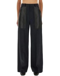 Bottega Veneta - Wool And Cotton Pants - Lyst