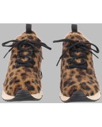 Ash - Animal Print Textured Furry Sneakers - Lyst