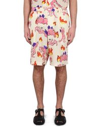Marni - Playful Print Bermuda Shorts - Lyst