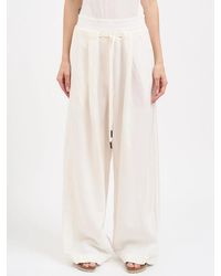 Andrea Ya'aqov - Wide-Leg Pants - Lyst