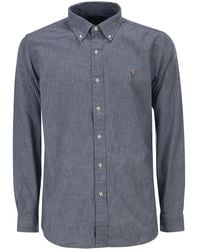 Polo Ralph Lauren - Cotton Chambray Button-Down Shirt - Lyst