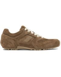 Alohas - Tb.56 Suede Cream Leather Sneakers - Lyst