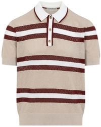 Dries Van Noten - "Mercy Stripe" Polo Shirt - Lyst