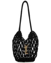 Saint Laurent - Crochet Bucket Bag - Lyst