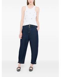 Liu Jo - Dark Denim Jean With 4 Buttons - Lyst