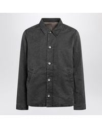 Rick Owens - Brad Gravel Cotton Jacket - Lyst