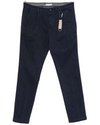 Manuel Ritz - Cotton Trousers - Lyst