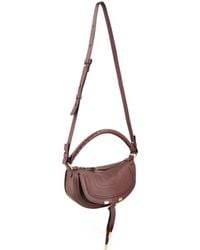 Chloé - Chloã Marcie Mini Leather Shoulder Bag - Lyst
