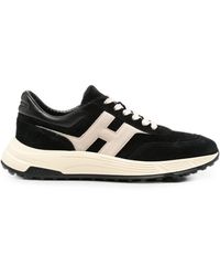 Hogan - Hyperlight Panelled Logo-Patch Sneakers - Lyst