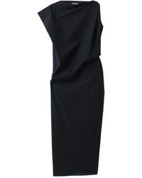 Jacquemus - La Robe Drap Midi Dress - Lyst