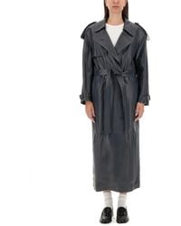 Salvatore Santoro - Leather Trench Coat - Lyst