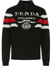 Prada - Cashmere Cardigan - Lyst