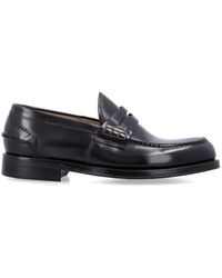 Green George - Polished Leather Loafers - Lyst