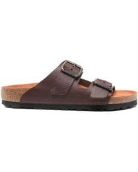 Birkenstock - Arizona Wb Vintage – Natural Leather Sandal - Lyst