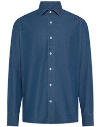 SEVENTY VENEZIA - Lightweight Denim Shirt - Lyst