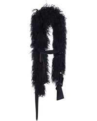 Ibrigu - Vintage Fur And Silk Collar - Lyst