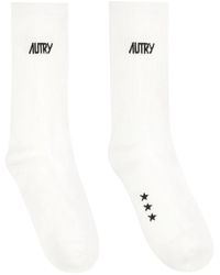 Autry - Logo Cotton Blend Socks - Lyst