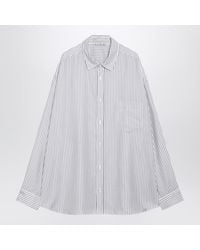 Acne Studios - Striped Lyocell Shirt - Lyst