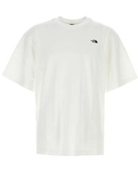 The North Face - M Tnf Essential Simple Dome Os Ss Tee Tnfwhite - Lyst