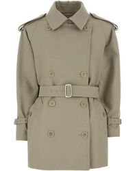 Max Mara - Shirt Collar Trench Coat - Lyst